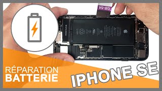 Réparation batterie iPhone SE [upl. by Kinsley244]