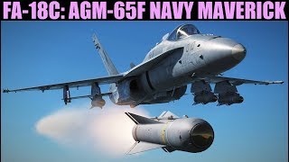 FA18C Hornet AGM65F Maverick Missile SLEWSLAVE Tutorial  DCS WORLD [upl. by Esme]