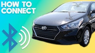 2018 Hyundai Accent  How to Connect Bluetooth [upl. by Yemane236]