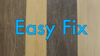 How To Fix Scratches in Vinyl Plank Hardwood and Laminate Floors [upl. by Zel]