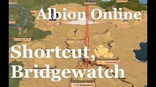 Albion Online  Caerleon to Bridgewatch fast almost safely [upl. by Pattani818]