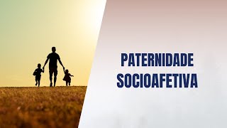 Paternidade socioafetiva [upl. by Rma383]