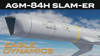 DCS FA18C Hornet  AGM84H SLAMER [upl. by Nosila]