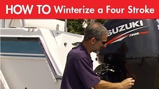 How to Winterize a Four Stroke Outboard Motor [upl. by Knut172]