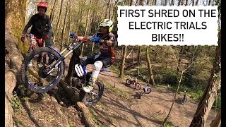 Testing the Epure Race Electric Motion Trials Bikes at Frys Bottom [upl. by Okiek]