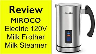 Review Miroco Milk Frother  How to make froth milk at home [upl. by Cinnamon]