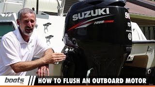 How to Flush an Outboard Motor [upl. by Sakhuja]