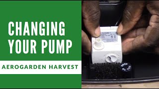 Changing Pump in AeroGarden Harvest [upl. by Elisabet]