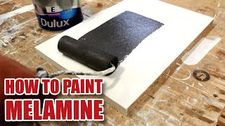 How Do I Paint Melamine DIY Tips [upl. by Elamaj]