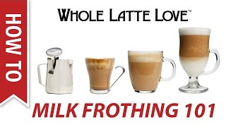 Milk Frothing for Beginners [upl. by Ambrosia]