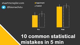 Ten Statistical Mistakes in 5 Min [upl. by Candy]