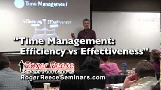 Time Management Efficiency vs Effectiveness [upl. by Anitnelav]