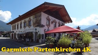 GarmischPartenkirchen Germany Walking tour 4K [upl. by Eanar]