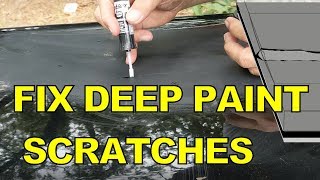 How to Fix Deep Paint Scratches [upl. by Eneleuqcaj]