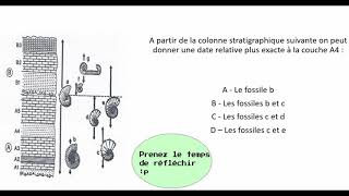 ExercicesCorriger Géologie  Principes de la stratigraphie [upl. by Hsirap]