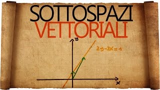 Sottospazi Vettoriali  Introduzione e Primi Esempi [upl. by Eletnahc]