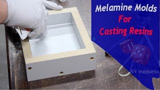 Make Melamine Molds For Resin Casting  NV Woodwerks [upl. by Uticas141]