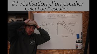 comment calculer un escalier droit et le dessiner quotméthode facilequot [upl. by Haeli]