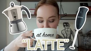 HOW TO MAKE A quotLATTEquot AT HOME moka pot  frother [upl. by Awe]