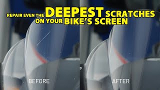 Easily Repair a Scratched Motorcycle Screen [upl. by Hpejsoj]