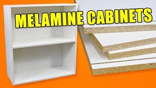 Economy Cabinet Making with Melamine How to Build Cabinets [upl. by Eixirt]