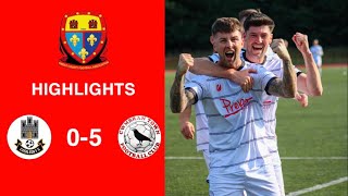 Caerleon 05 Cwmbrân Town  Gwent FA Senior cup  Quarter final highlights [upl. by Antonio]