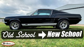 1967 Mustang Fastback Upgrades  Old School to New School [upl. by Rehctelf518]