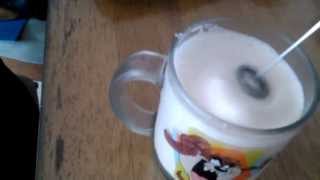 Aerolatte Review Frothing Cold Milk In Under 1 Minute [upl. by Ihteerp]